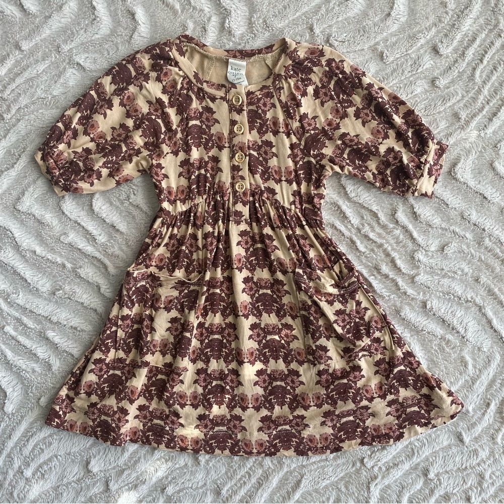 Kate Quinn button front pocket dress